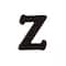 12 Pack: 2.5" Black MDF Whimsy Letter by Make Market®